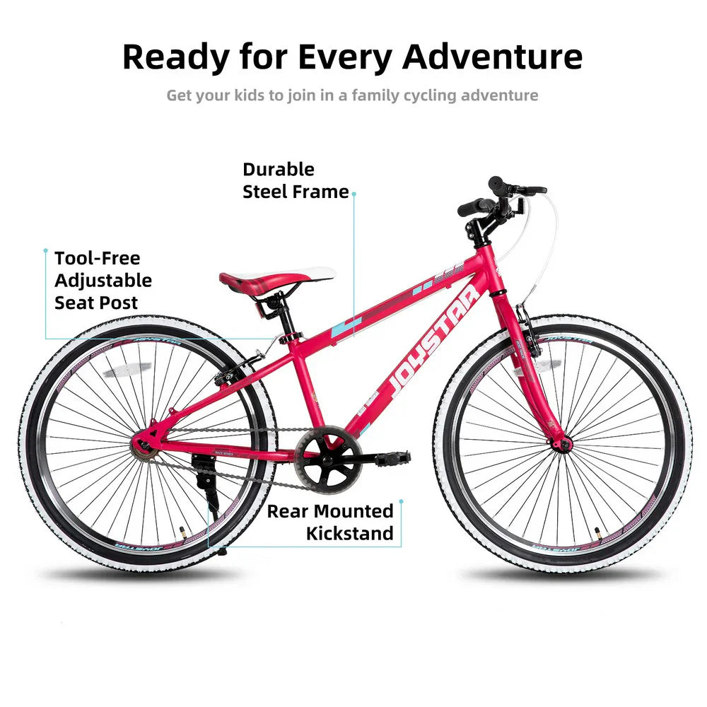JOYSTAR Lubbock Kids Mountain Bike, 20-inch / 24-inch, Single Speed - Lubbock