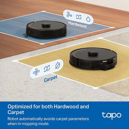 Tapo LiDAR Robot Vacuum And Mop With Self-Emptying Dock, 5300Pa - RV30 Max Plus