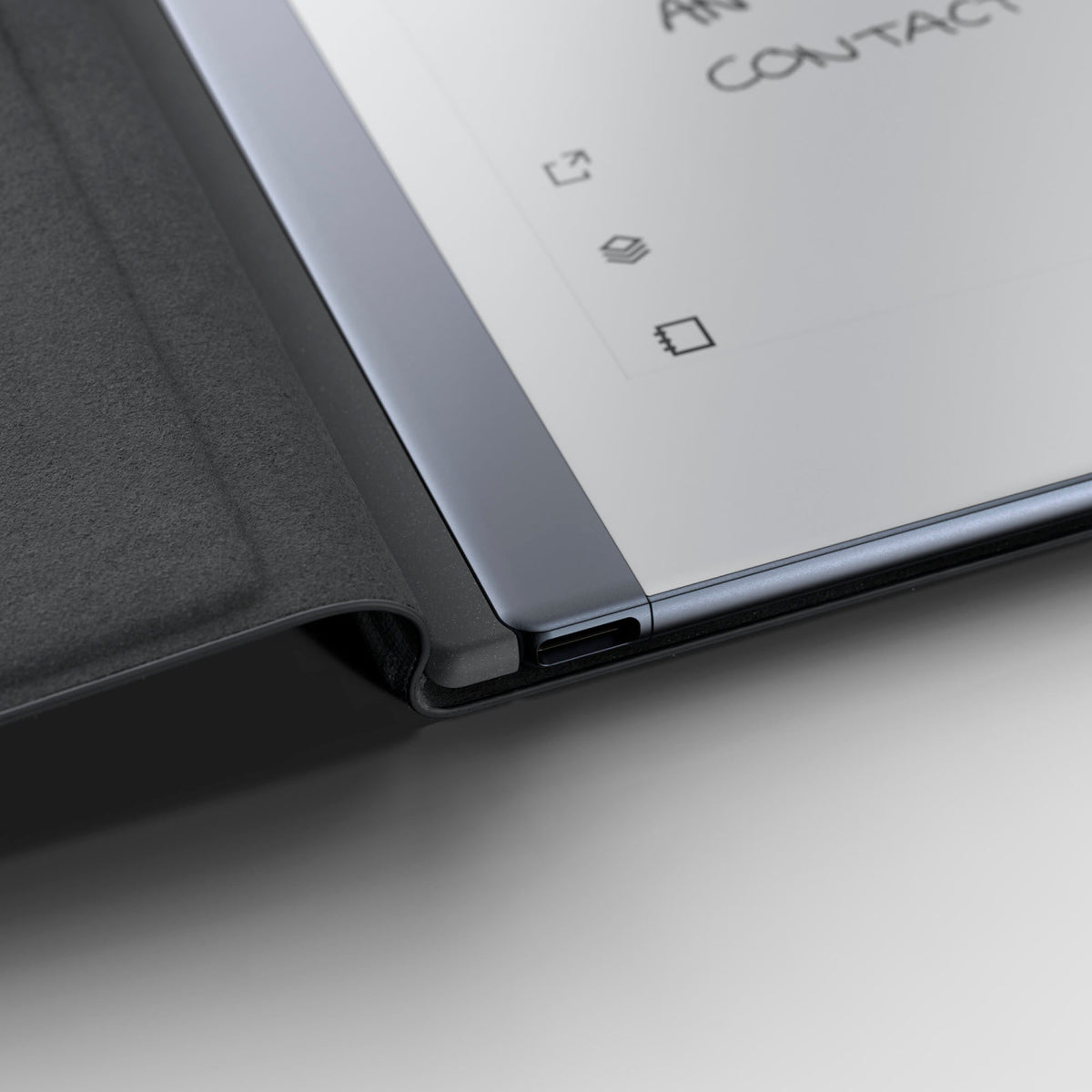 reMarkable 2 10.3 in Paper Tablet With Marker Plus And Premium Leather Book Folio - Black