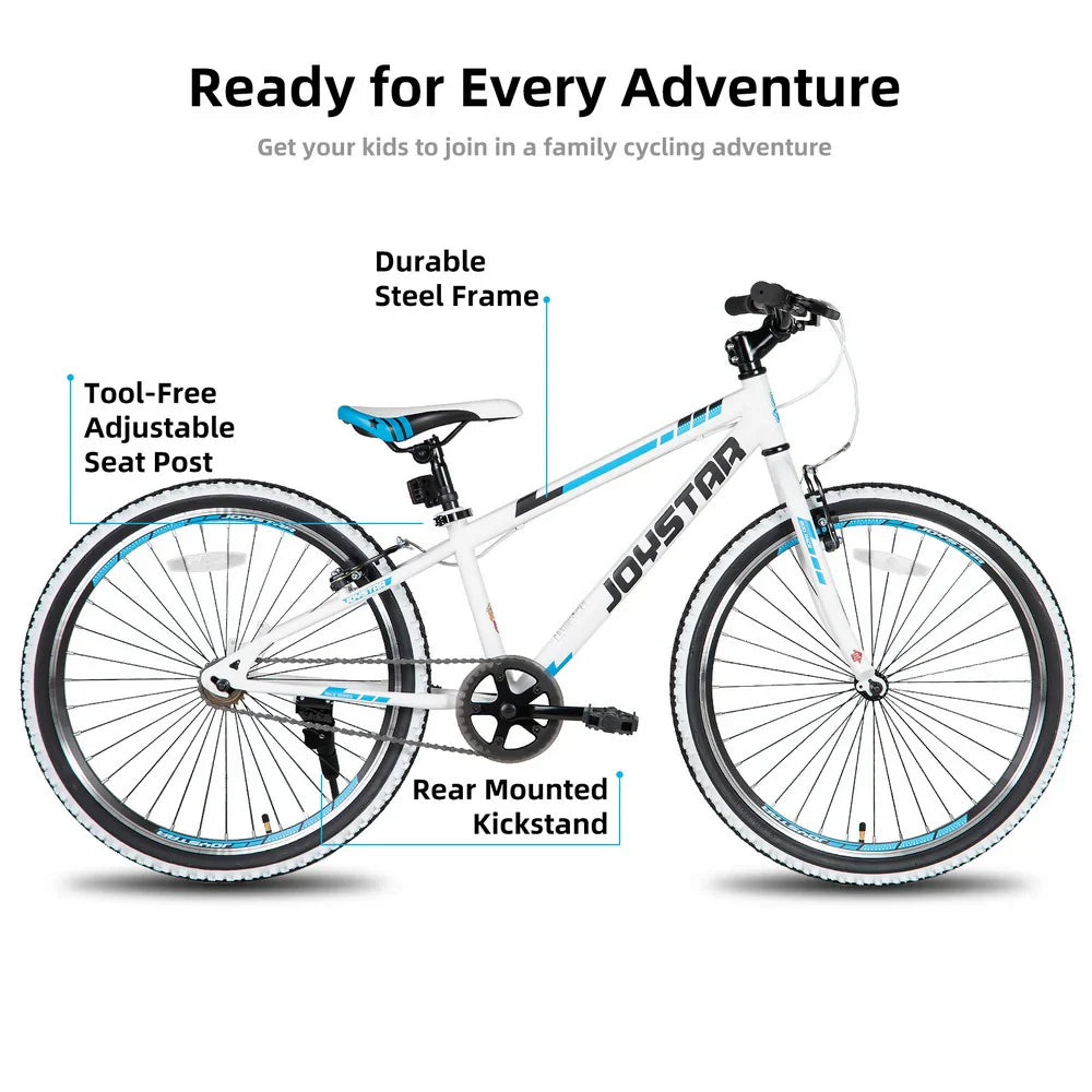 JOYSTAR Lubbock Kids Mountain Bike, 20-inch / 24-inch, Single Speed - Lubbock