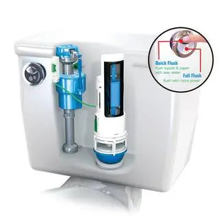 DANCO Water-Saving Toilet Total Repair Kit With Dual Flush Valve - HYR460