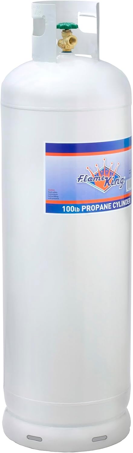 100 lb Steel Propane Tank Cylinder With POL Valve - valve108270_163892