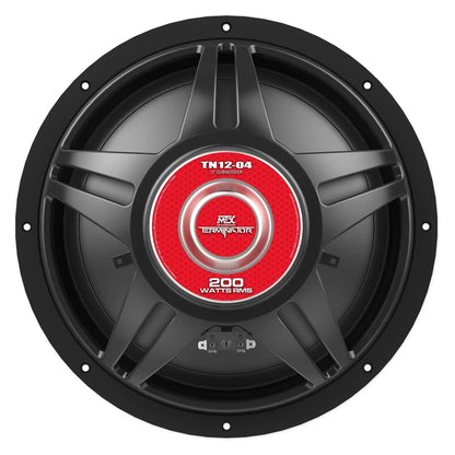 MTX Audio Terminator 12 in 800 Watt 4 Ohm Car Subwoofers - TN12-04