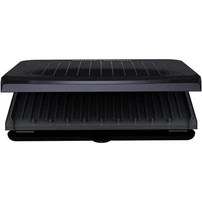 George Foreman 9 Serving Classic Plate Electric Indoor Grill And Panini Press - Gunmetal Grey