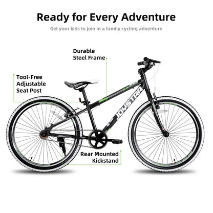 JOYSTAR Lubbock Kids Mountain Bike, 20-inch / 24-inch, Single Speed - Lubbock
