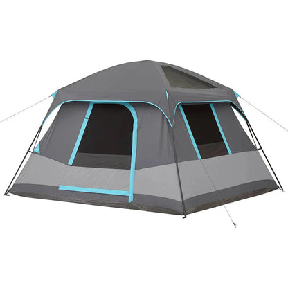 Dark Rest Cabin Tent, 10' x 9', 6-Person, 15.4 lbs - Skylight Ceiling Panels