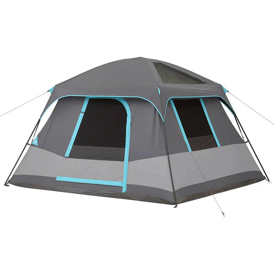 Dark Rest Cabin Tent, 10' x 9', 6-Person, 15.4 lbs - Skylight Ceiling Panels