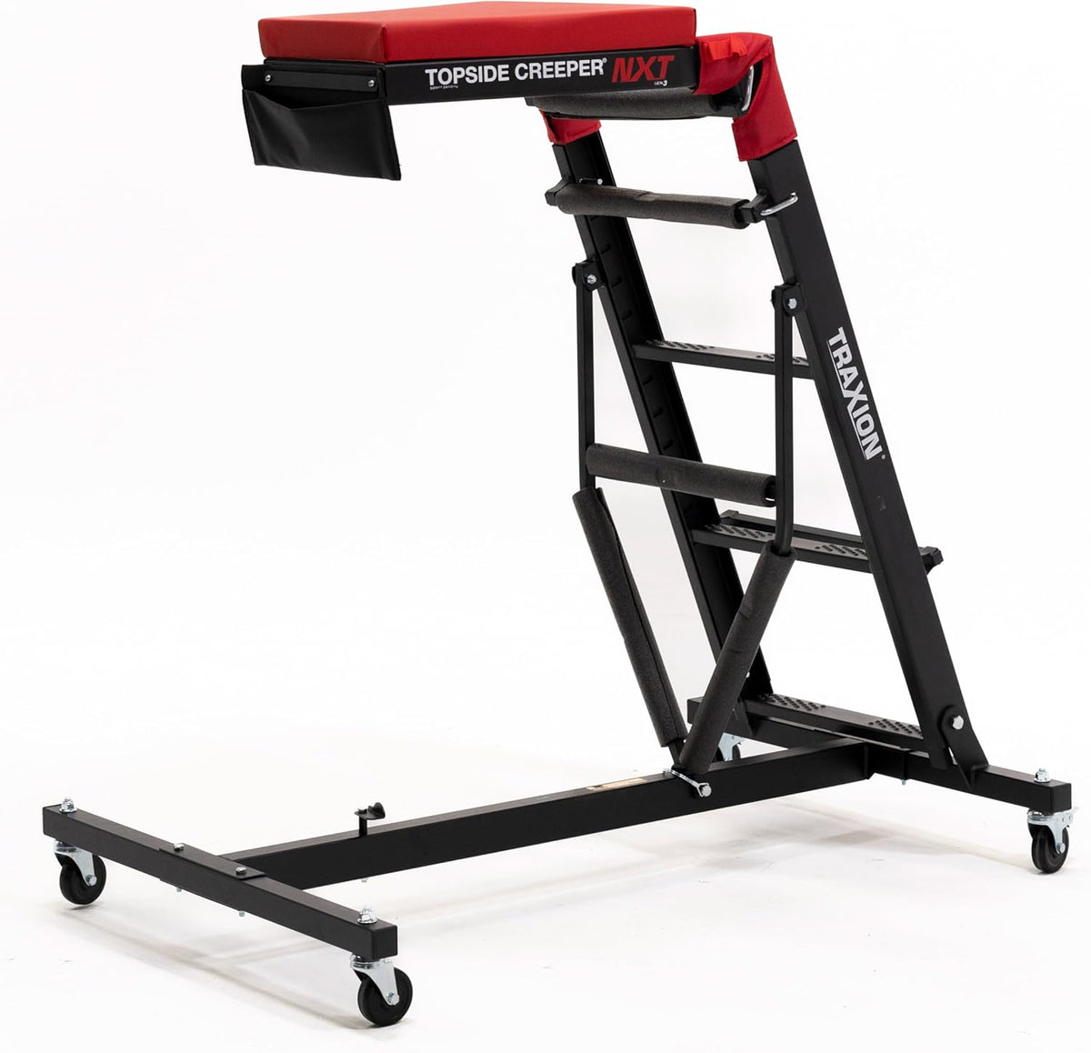 Foldable Topside Engine Creeper, Black - 3-200 NXT