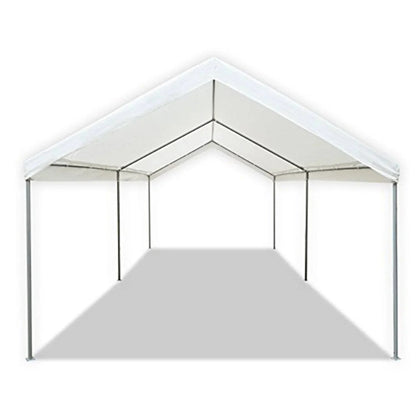 Caravan Canopy Sports Portable Garage Heavy Duty Shelter, White, 10x20 ft - Domain