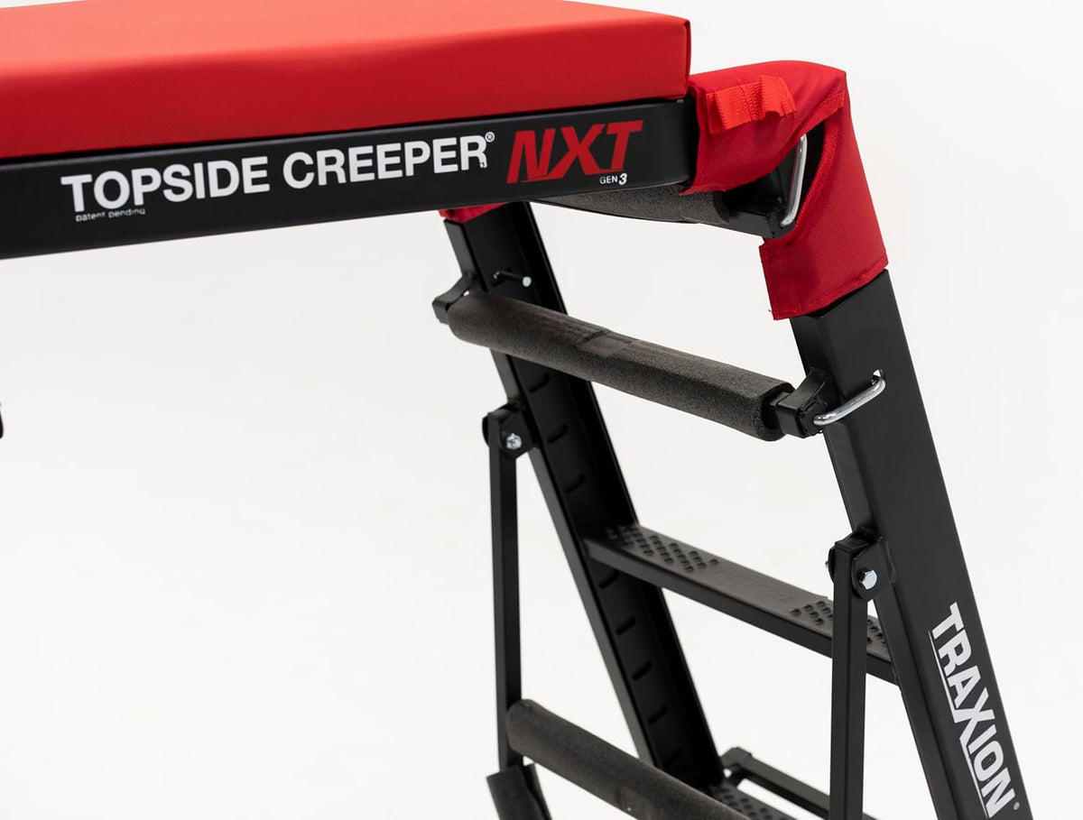 Foldable Topside Engine Creeper, Black - 3-200 NXT