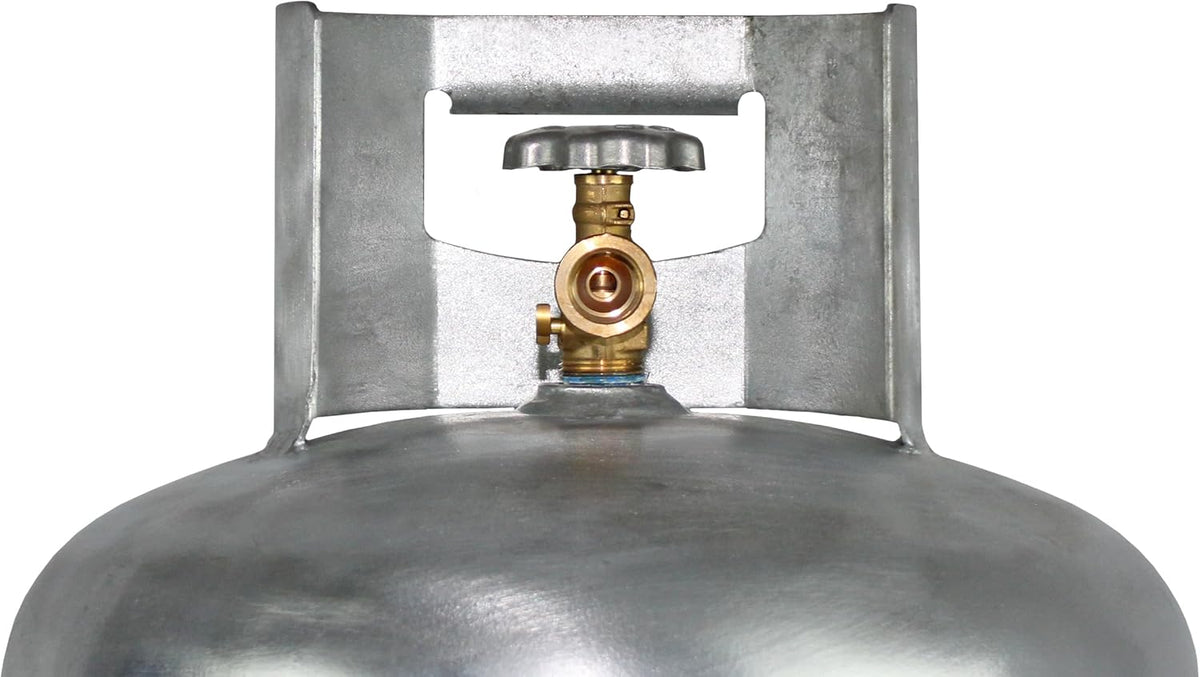 100 lb Steel Propane Tank Cylinder With POL Valve - valve108270_163892